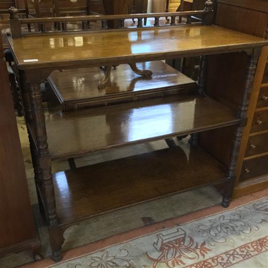 Oak 3 Tier buffet